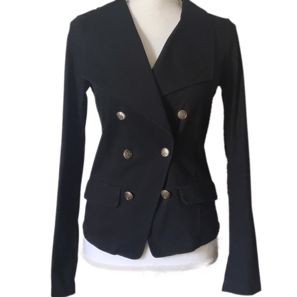 JustFab Jackets & Blazers - Black Military Jacket sz XS
